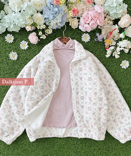 ㅣ예약주문ㅣ냥냥이 아이보리 집업