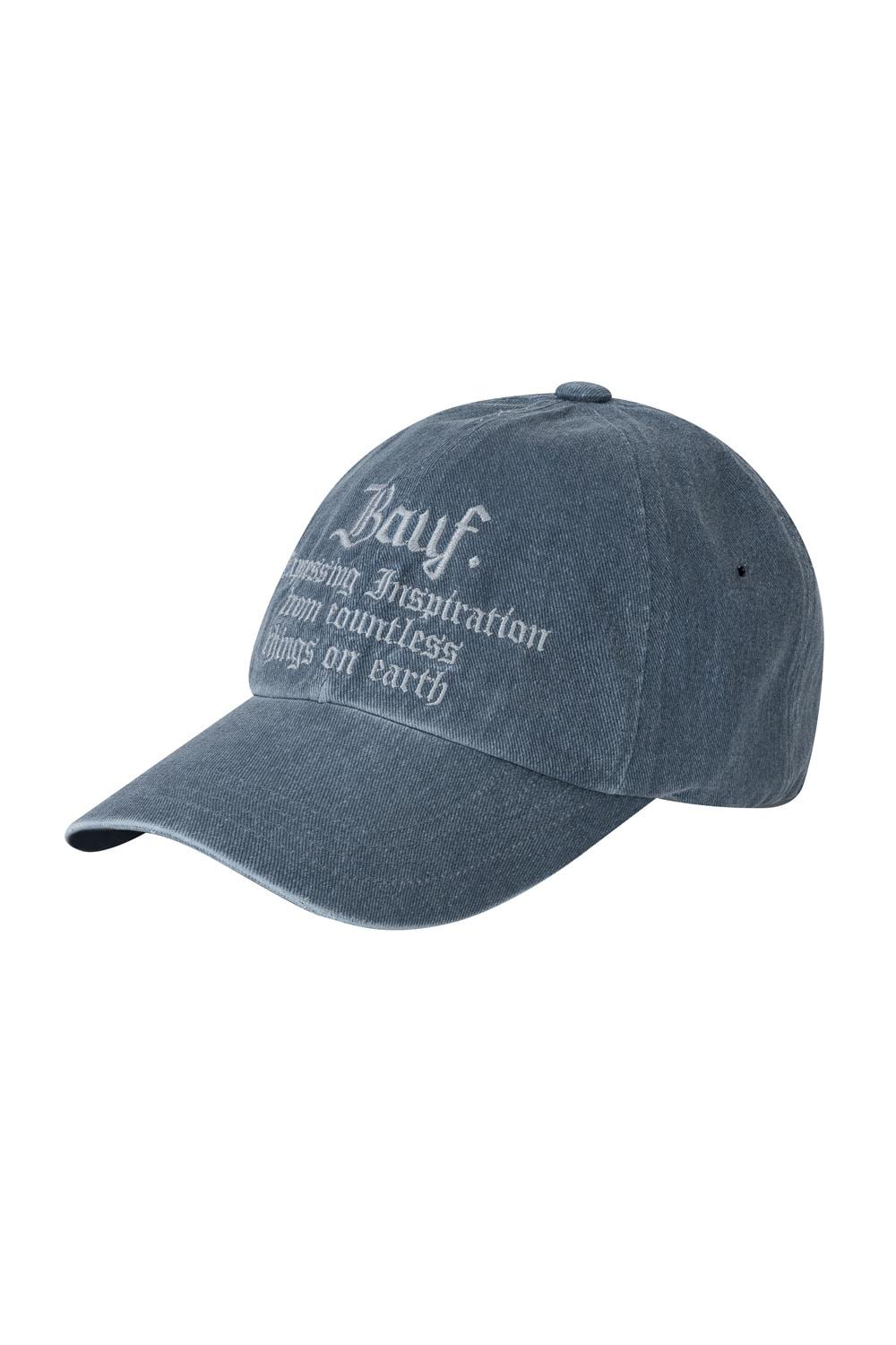 B 빈티지 워싱 볼캡 [워시드 네이비]