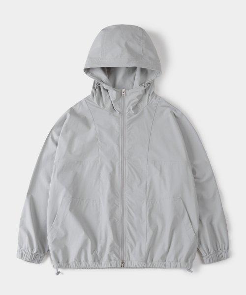 립스탑 패커블 윈드브레이커 자켓 LIGHT GRAY