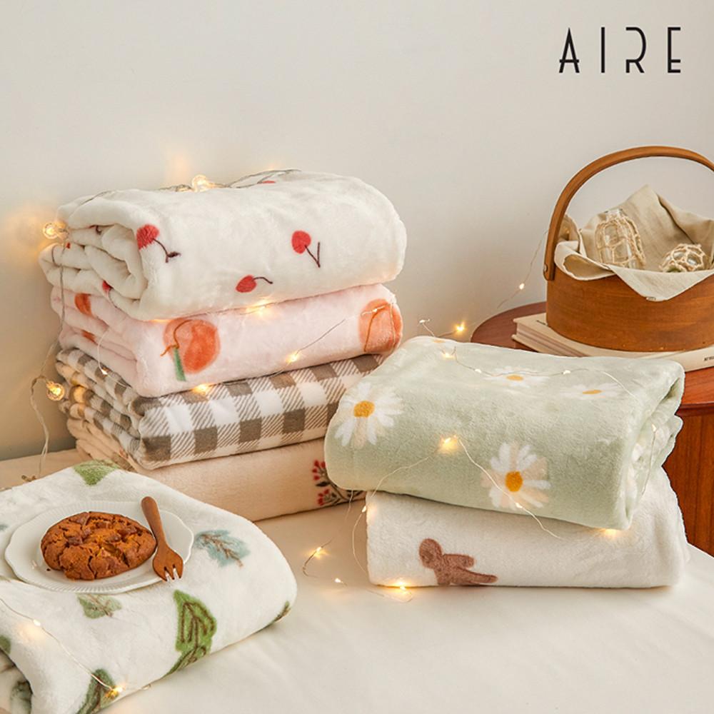 [아이르] 1+1 고밀도 밍크 극세사 담요(소형/대형/특대형)