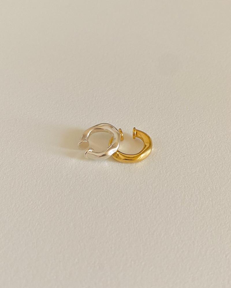 실버925 18K도금 디솔트 은 이어커프