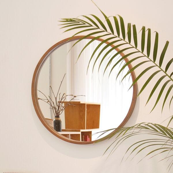 하임 티크 원형거울