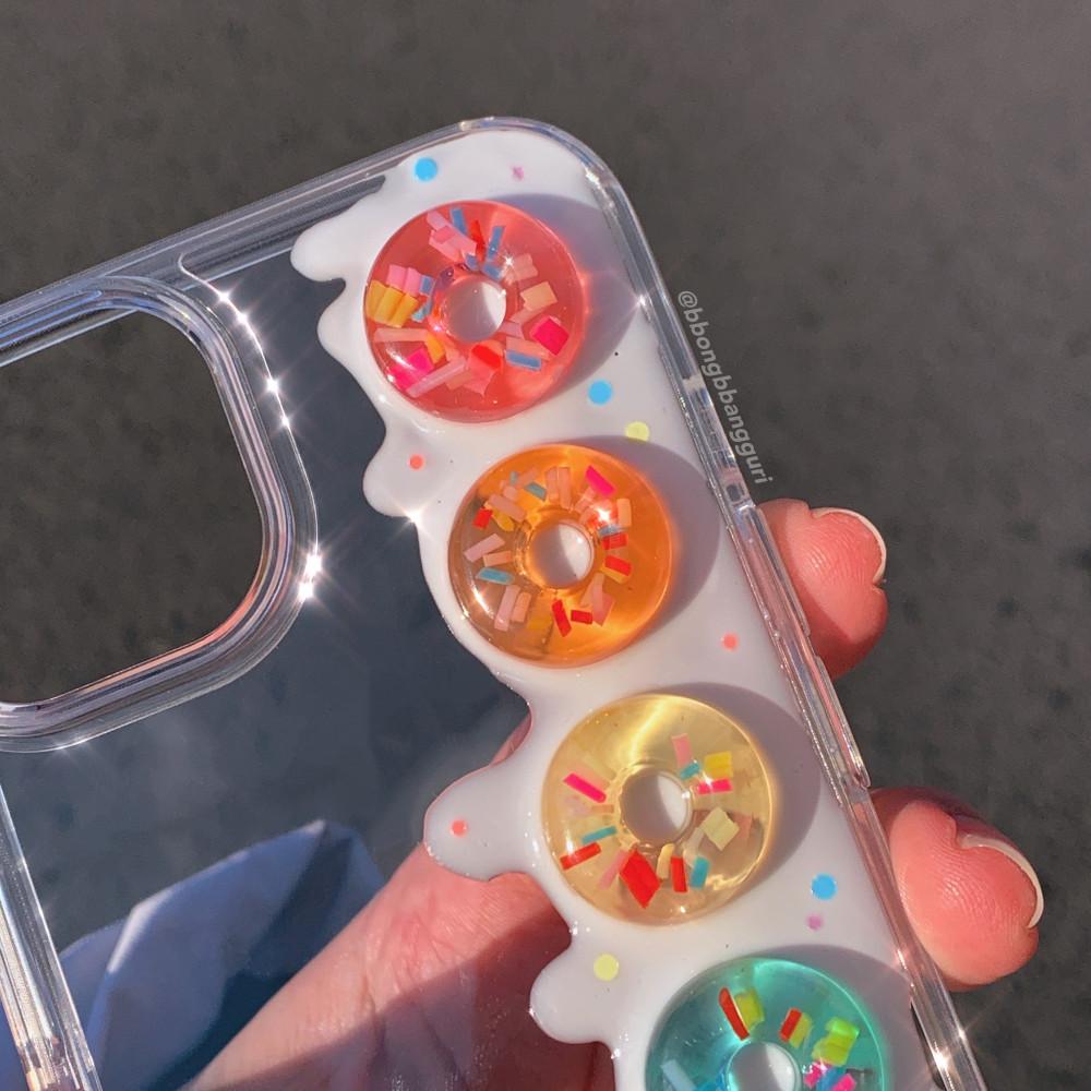 레인보우 스윗 레진케이스 / 아이폰케이스, 갤럭시케이스, 플립케이스, 제트플립3케이스, 레진케이스