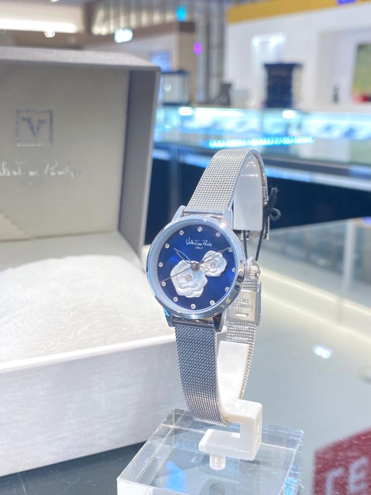 발렌티노시계 패션 여성시계 메탈 메쉬밴드 화이트 블루 로즈골드 손목시계 시리즈