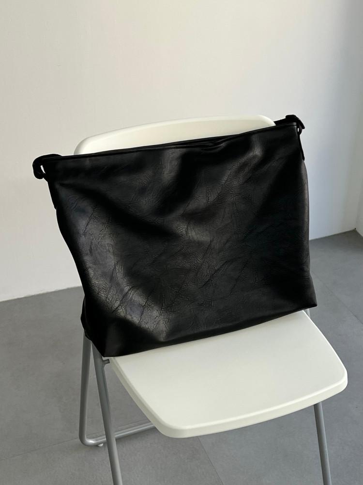 러프 빅 레더 크로스백 남여공용 대학생 직장인 노트북 가죽 크로스 메신저백 가방