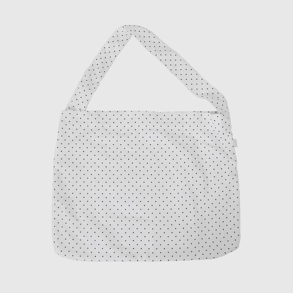 sppe dot corduroy bag [white] / 도트백 땡땡이 코듀로이 가방 [화이트]