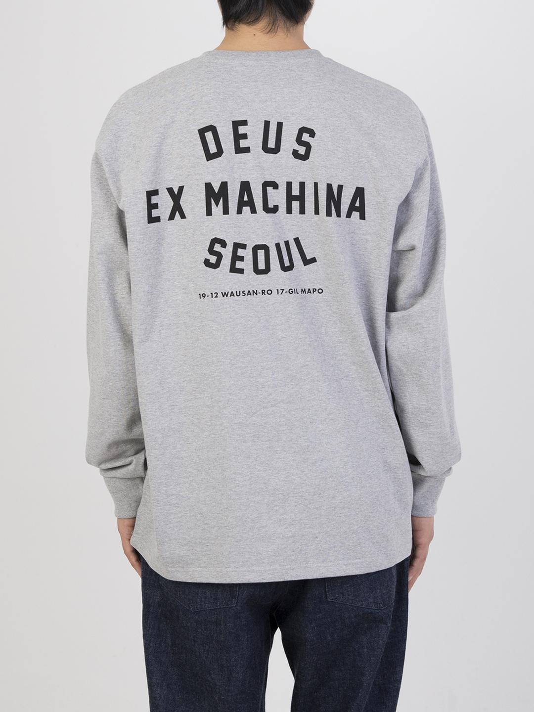 데우스 SEOUL L/S TEE-GREY MARLE