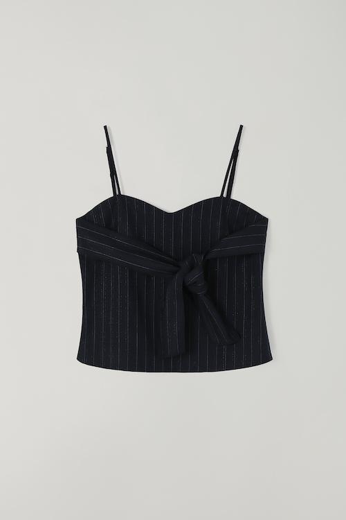 T/T Bow tie bustier (navy)