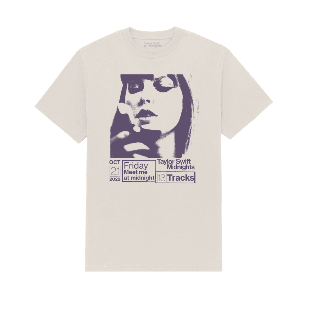 Taylor Swift Midnights Album Cover T-Shirt - S