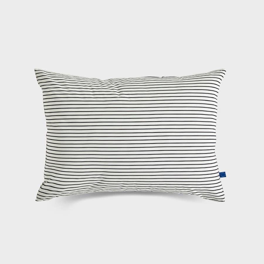 핀스트라이프 블랙 패턴 레이어드 베개커버 50X70 2material