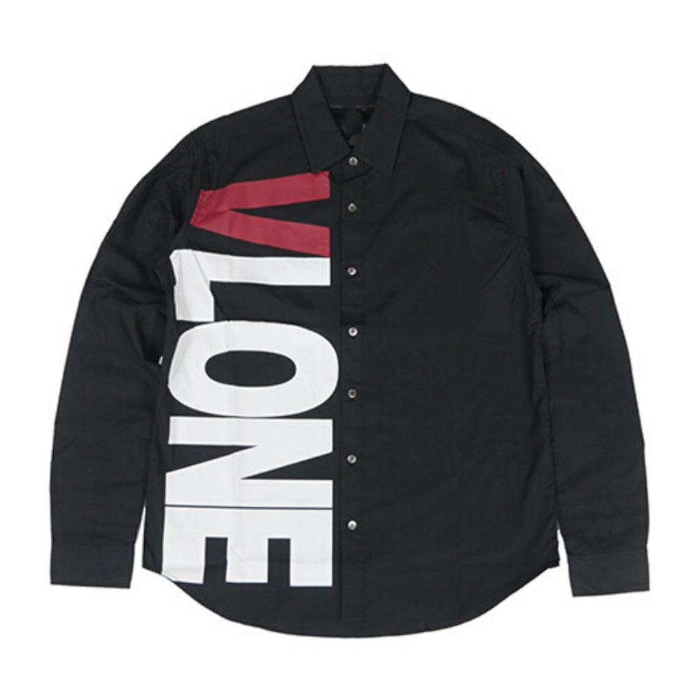 VLONE Side Logo Button Up Long Sleeve - S