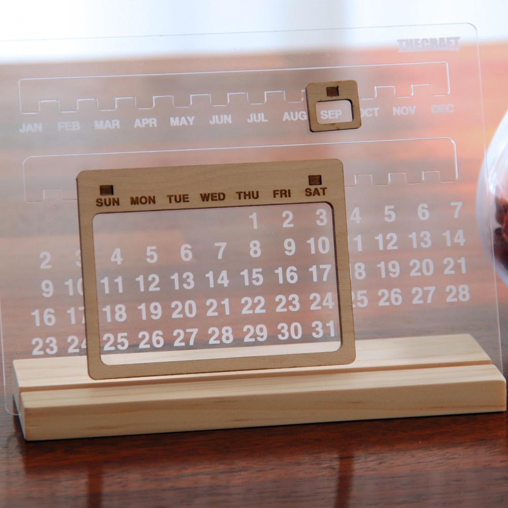 평생 사용 가능한 핸드메이드 만년달력 [친구 수험생 수능 공시생 응원 선물]