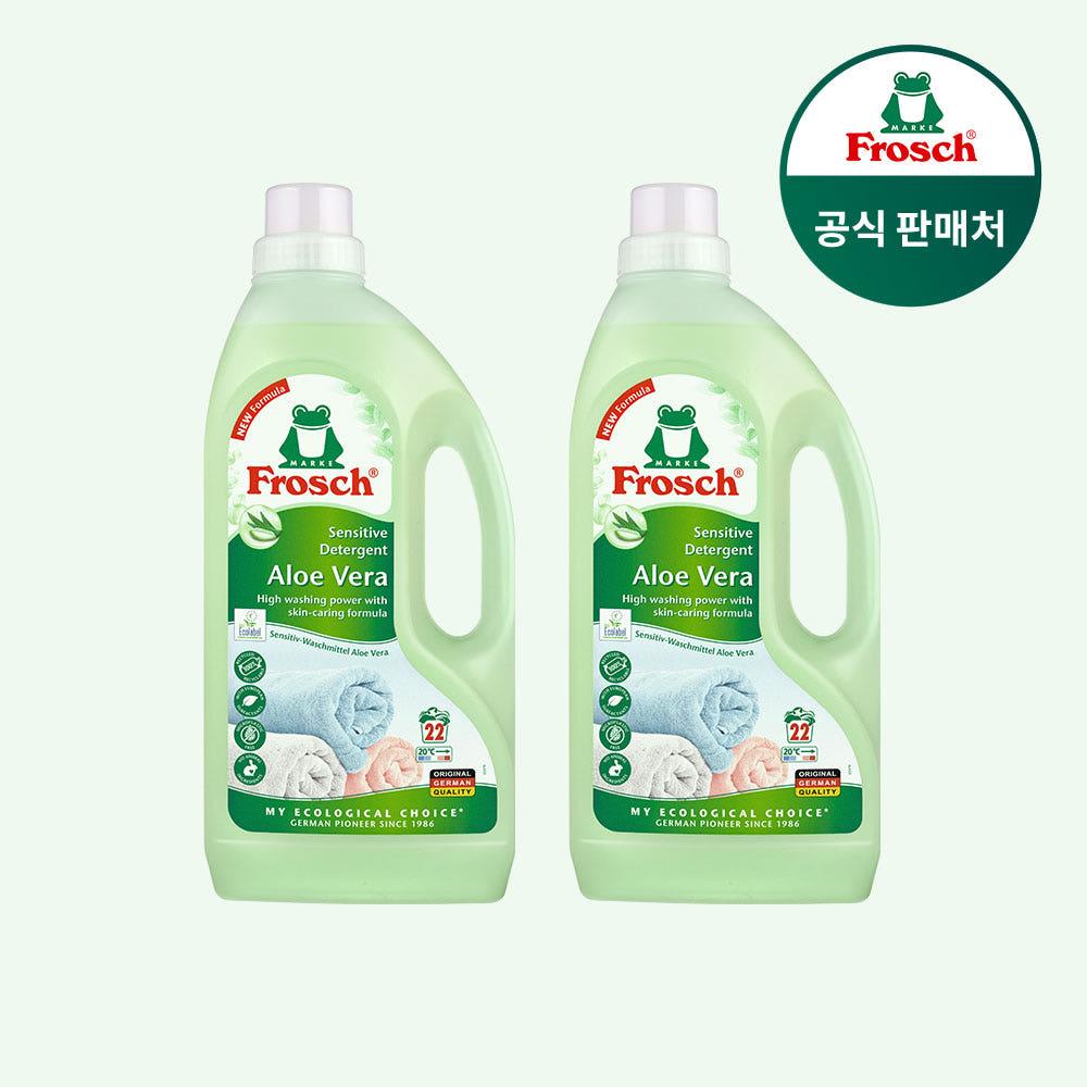 [프로쉬] 고농축 알로에 세탁세제 1.5L 2개 구성 