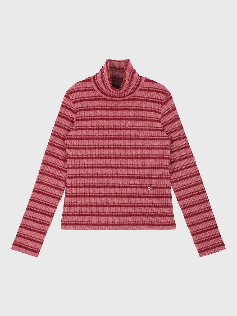 플러피 스트라이프 터틀넥 - 2차