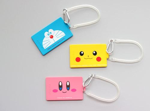 실리콘 패스케이스/카드케이스(도라에몽/별의커비/피카츄)