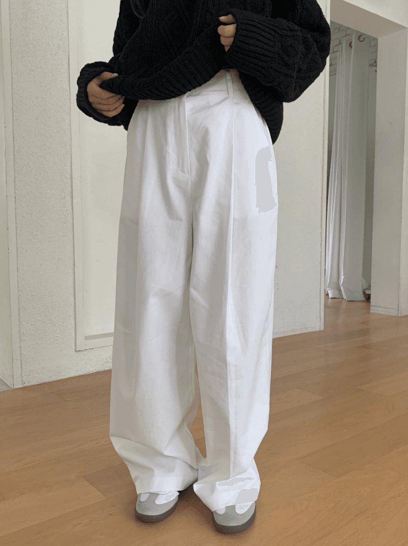 Song pintuck pants (2 colors)