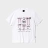 RIBBON GRAPHIC T-SHIRTS WHITE