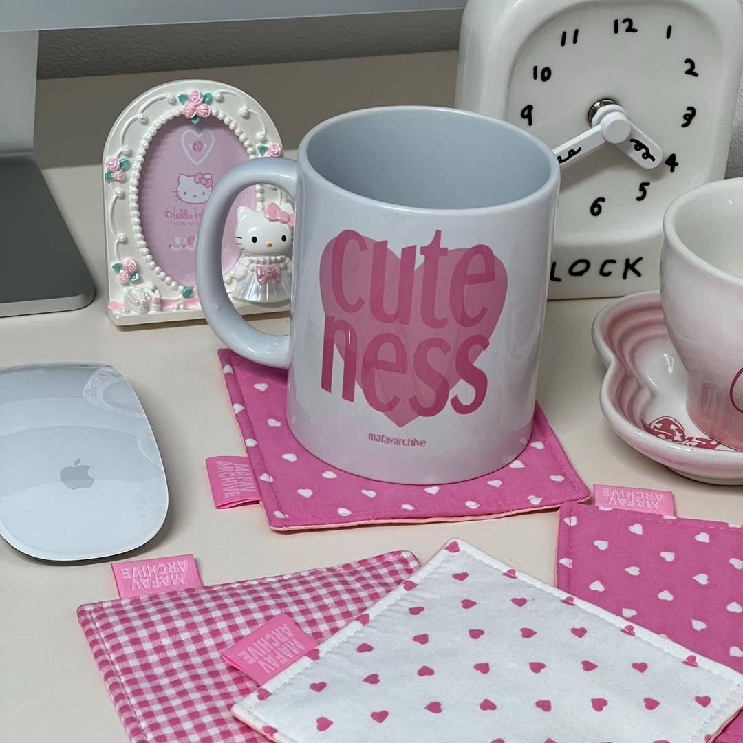 fabric coaster (4 type)