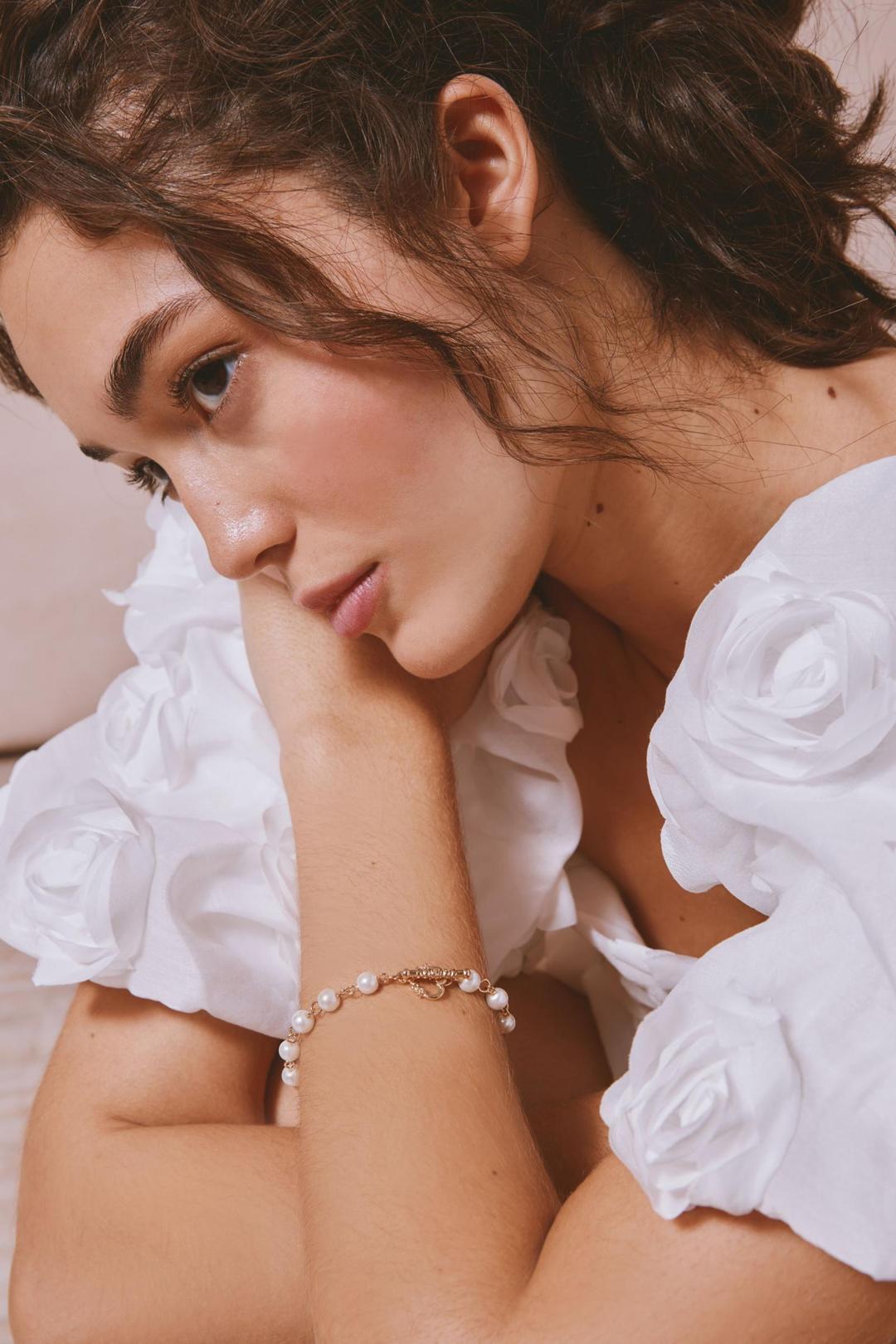 라나 진주 토글 팔찌