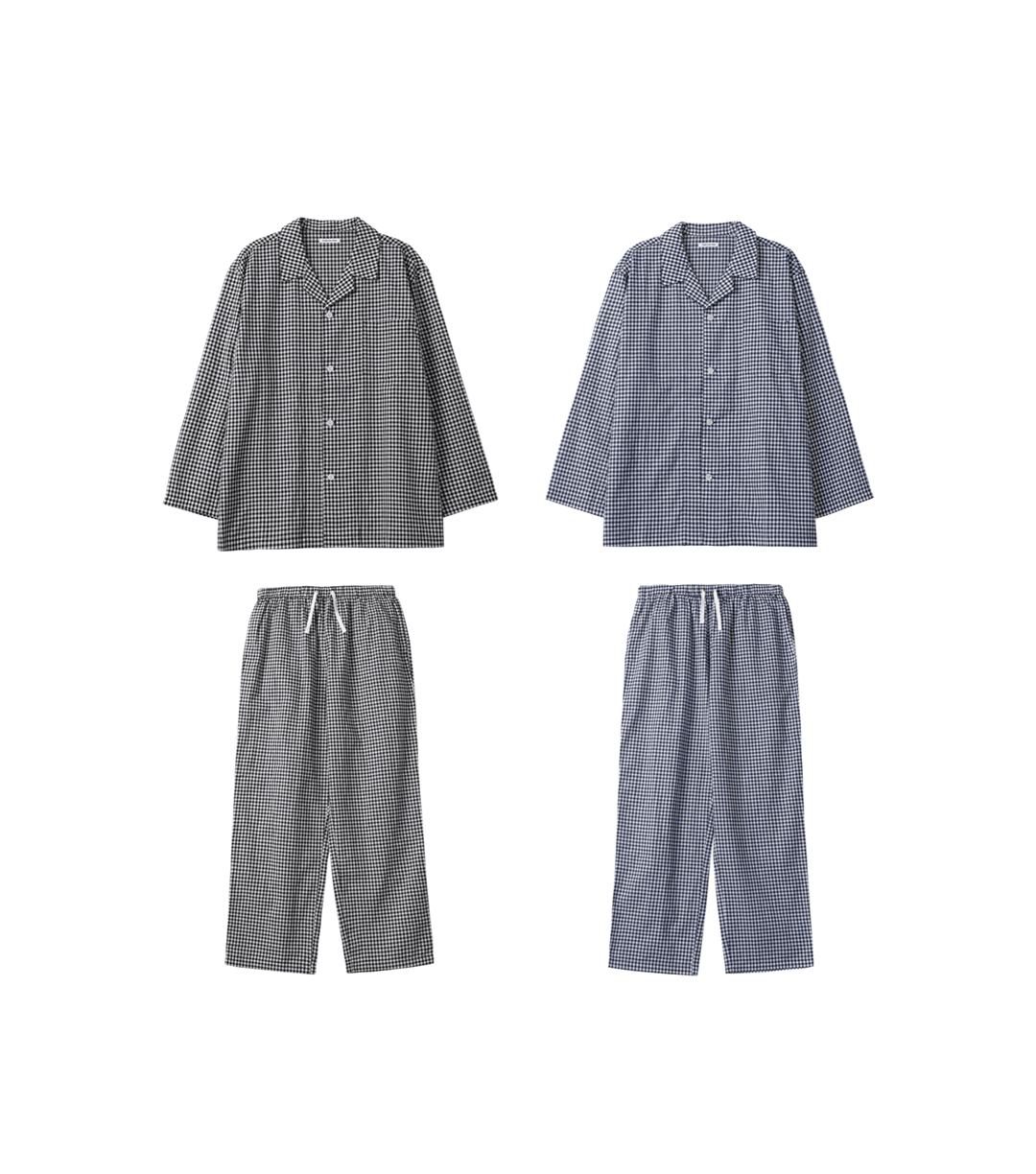 코튼 파자마 세트 (2 컬러)