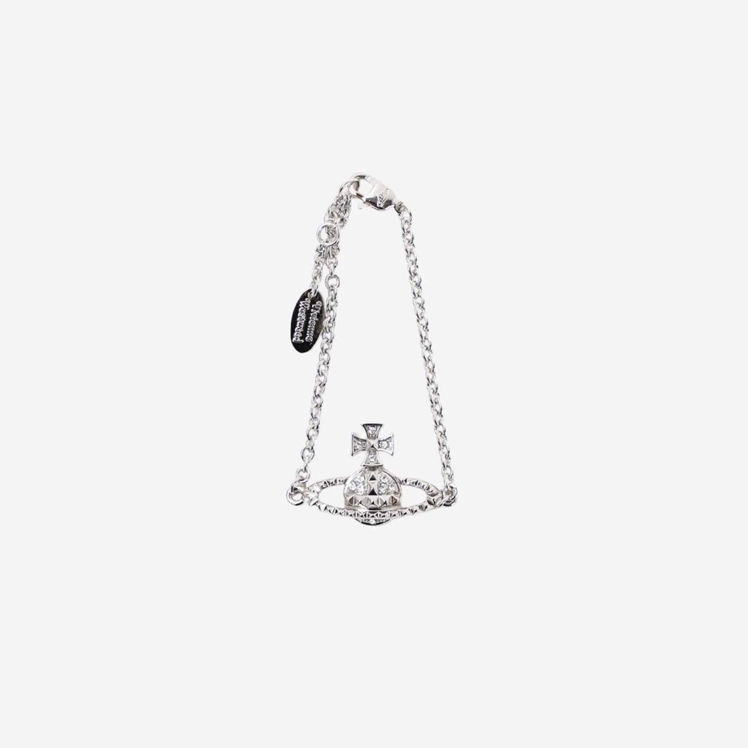 Vivienne Westwood Mayfair Bas Relief Bracelet Silver