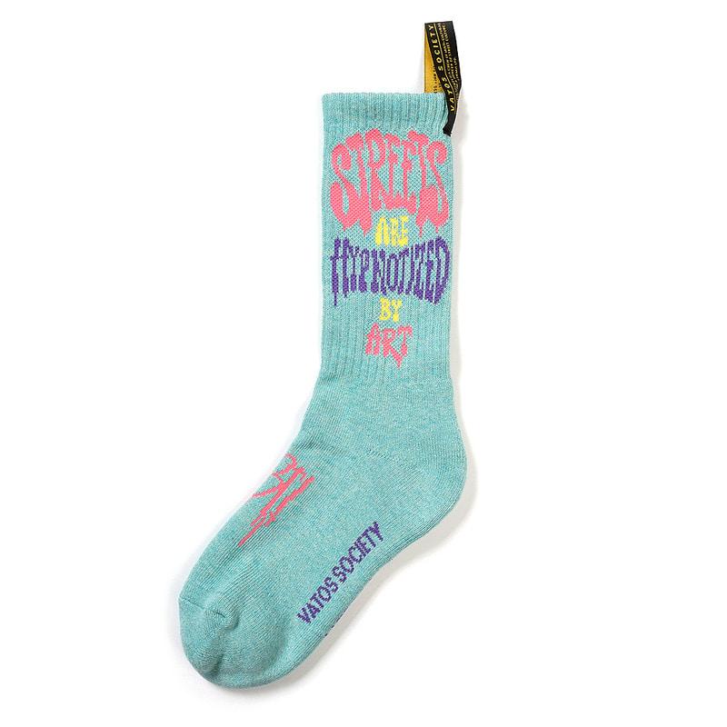 OLD SKOOL SKATE SOCKS EMERALD