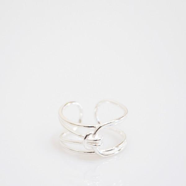 Rope Tie Ring (Silver 925)