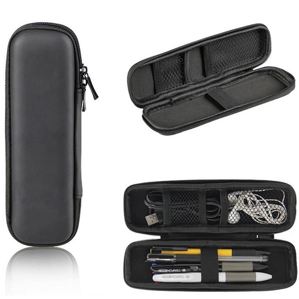 심플 블랙 무지 필통 검정 수능 eva 직장인 수납 하드케이스필통 펜슬 파우치 애플팬슬