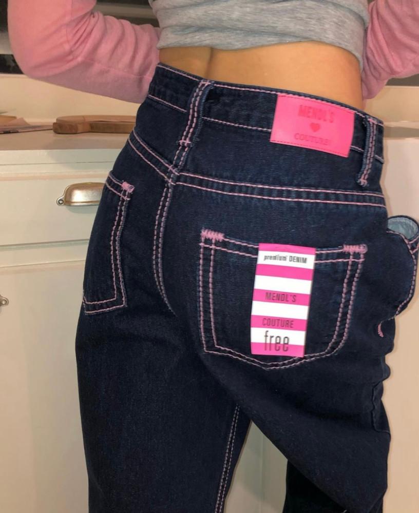 [바배/급세일]비조 스티치청바지