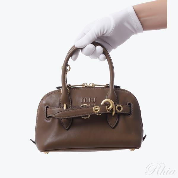 미우미우 미니 나파 가죽 가방