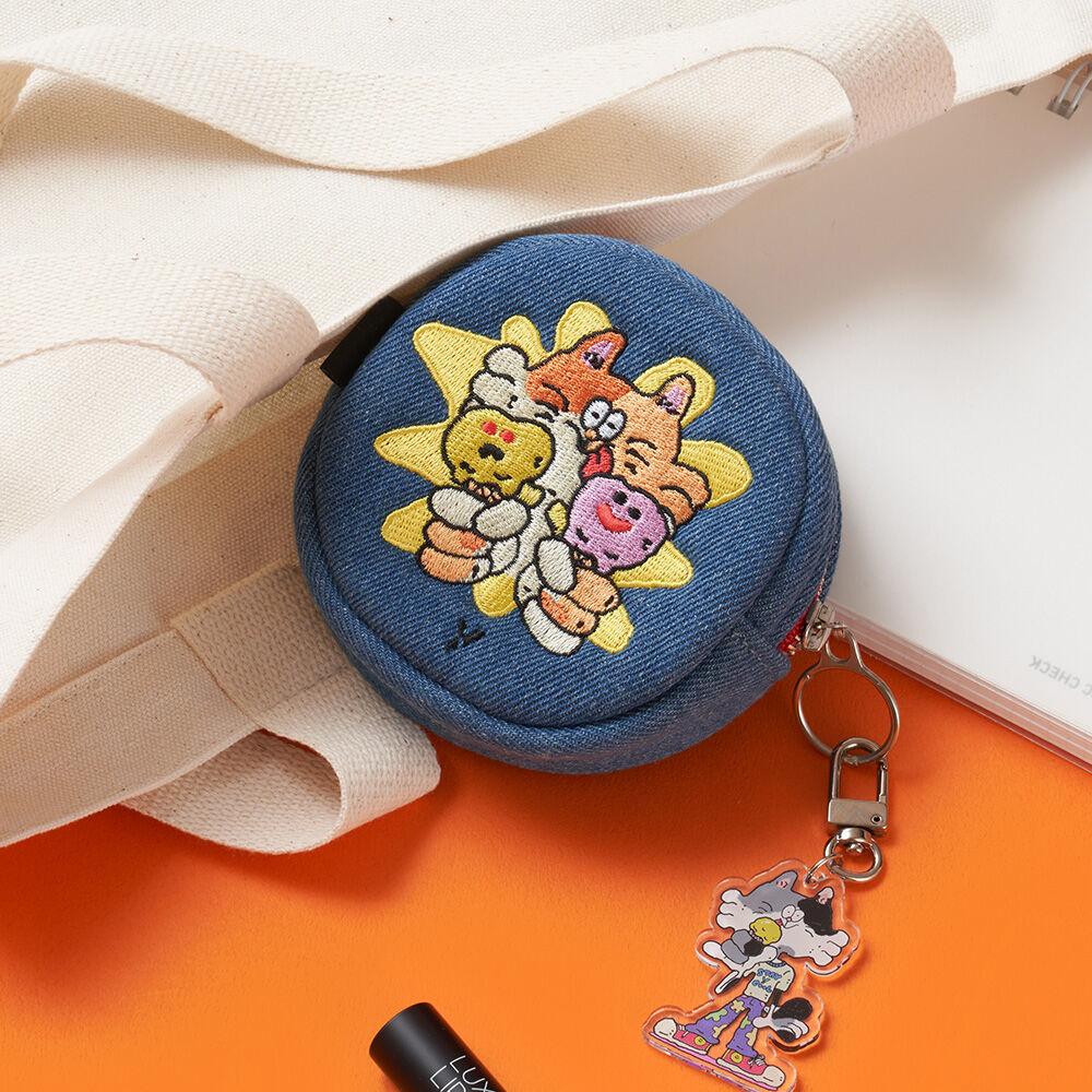 데이니즈Y 이지몬스터 데님 미니 파우치