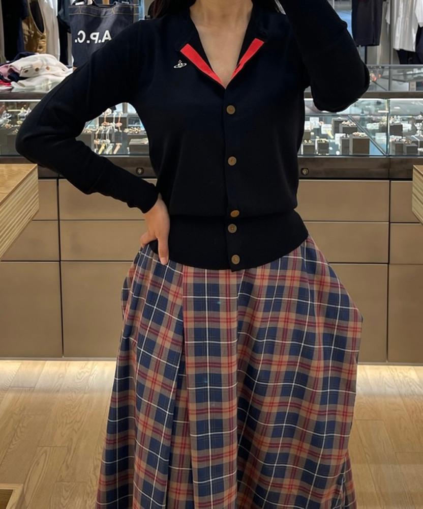 비비안웨스트우드 22FW ﻿파인 울 베이직 가디건(4컬러)