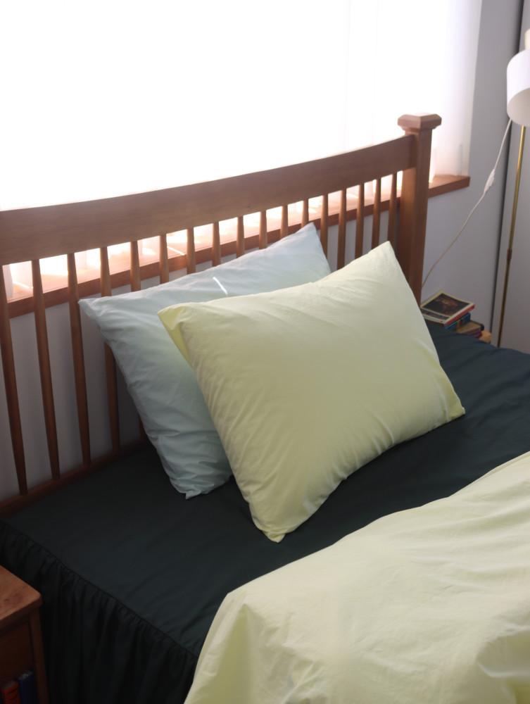 프리미엄 고밀도 면 60수 레트로 클래식 사계절 맞춤 베개 커버 40x60 50x70