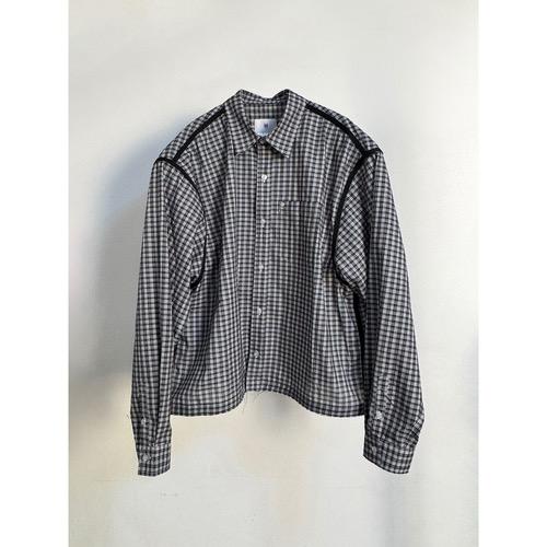 Cropped shirts black/white