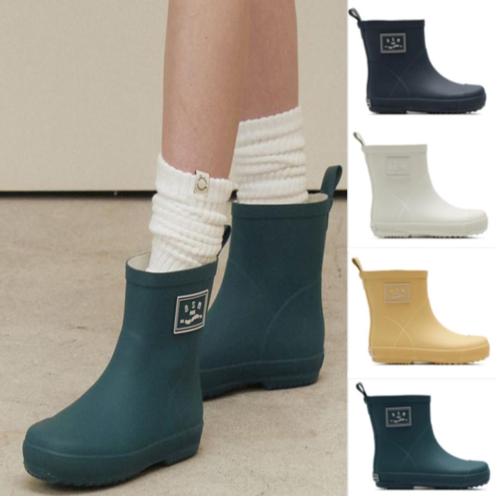 벤시몽 레인부츠 여성용 로우 앵클 여름 장화 4종
