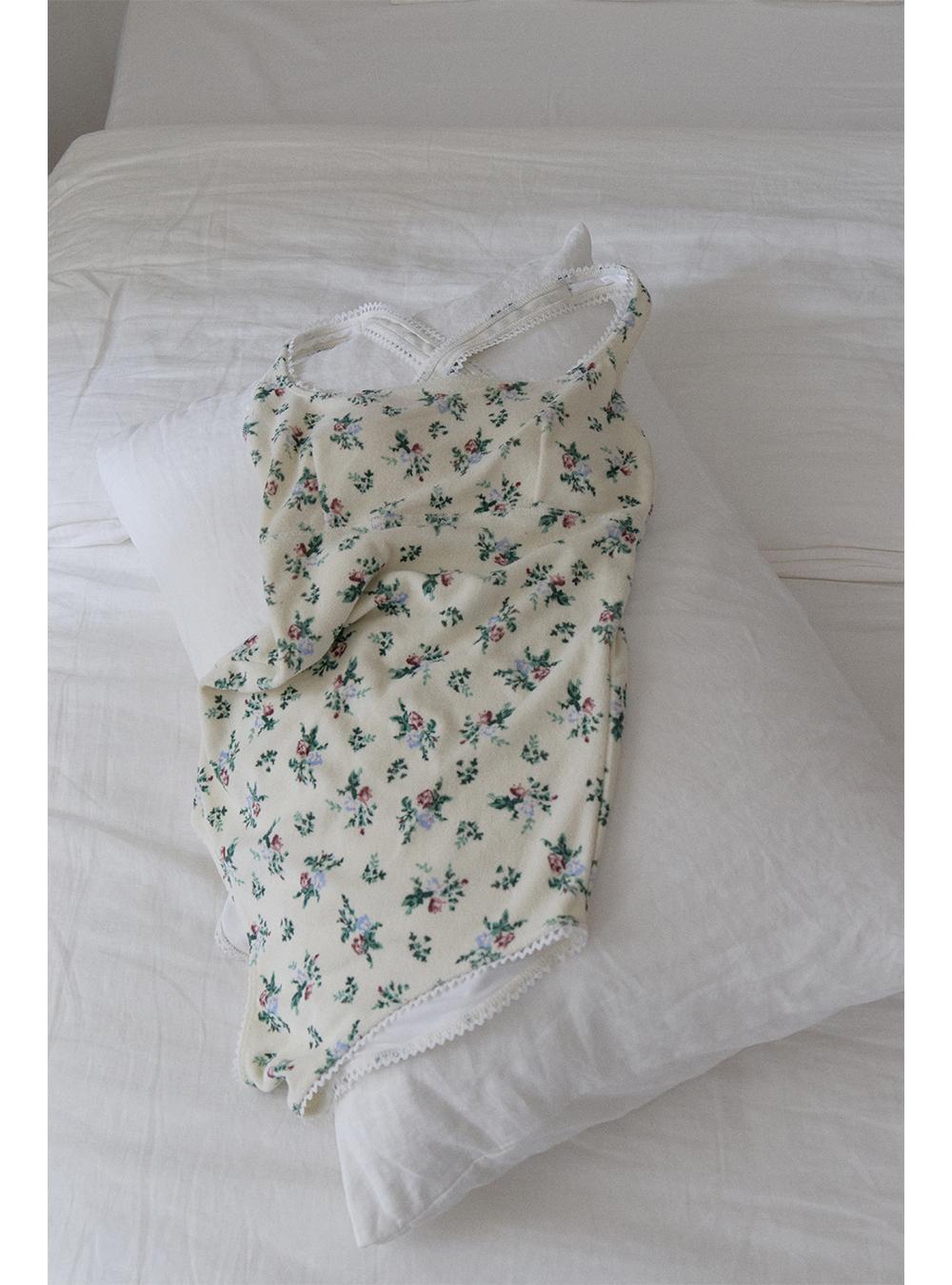 Flower terry monokini-2color(2-3일소요)