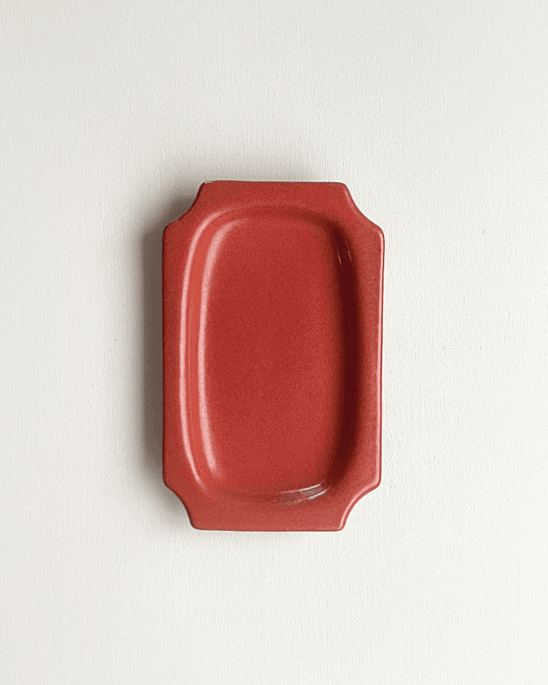 Ship square plate (red)