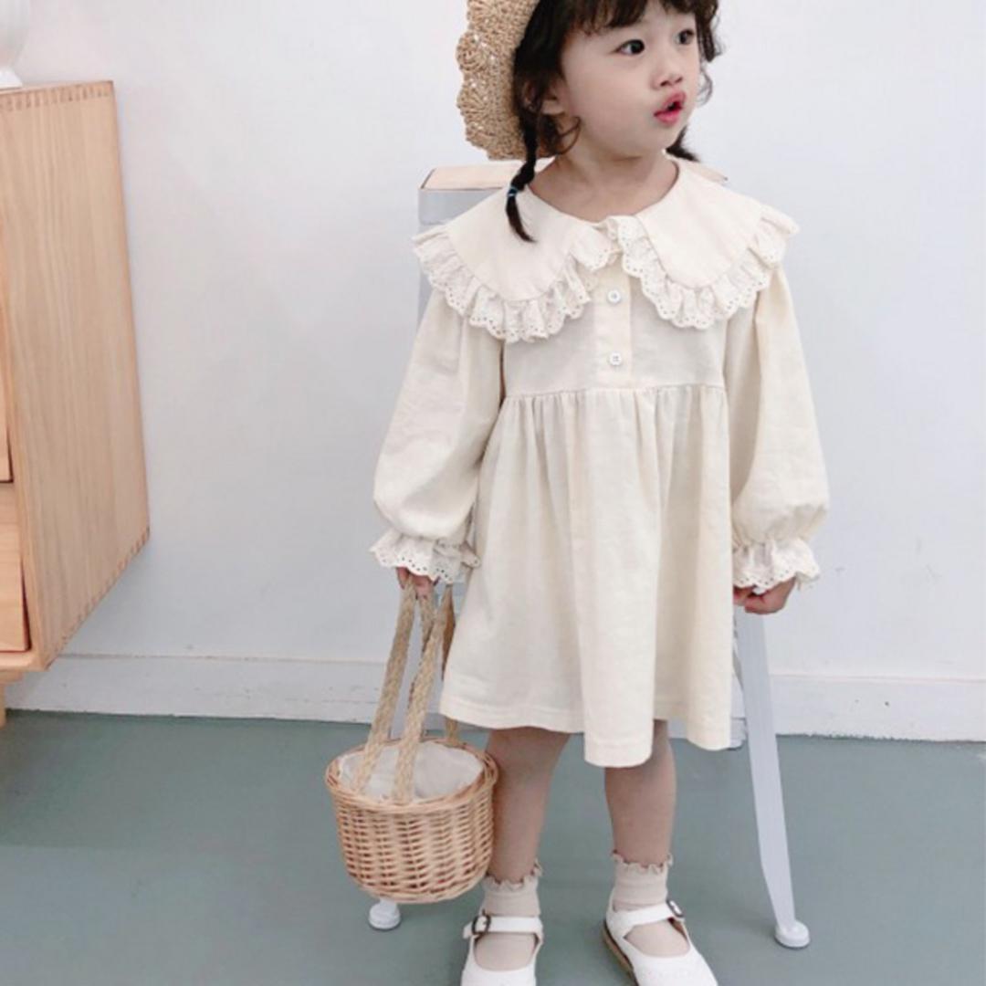 조이멀티 여아용 둥근프릴 원피스 - 의류 | 쿠팡