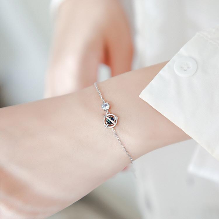 [핑크선물포장/행운/우주/꿈] "우주에서 가장 예쁜꿈을 너에게 선물할게" 팔찌