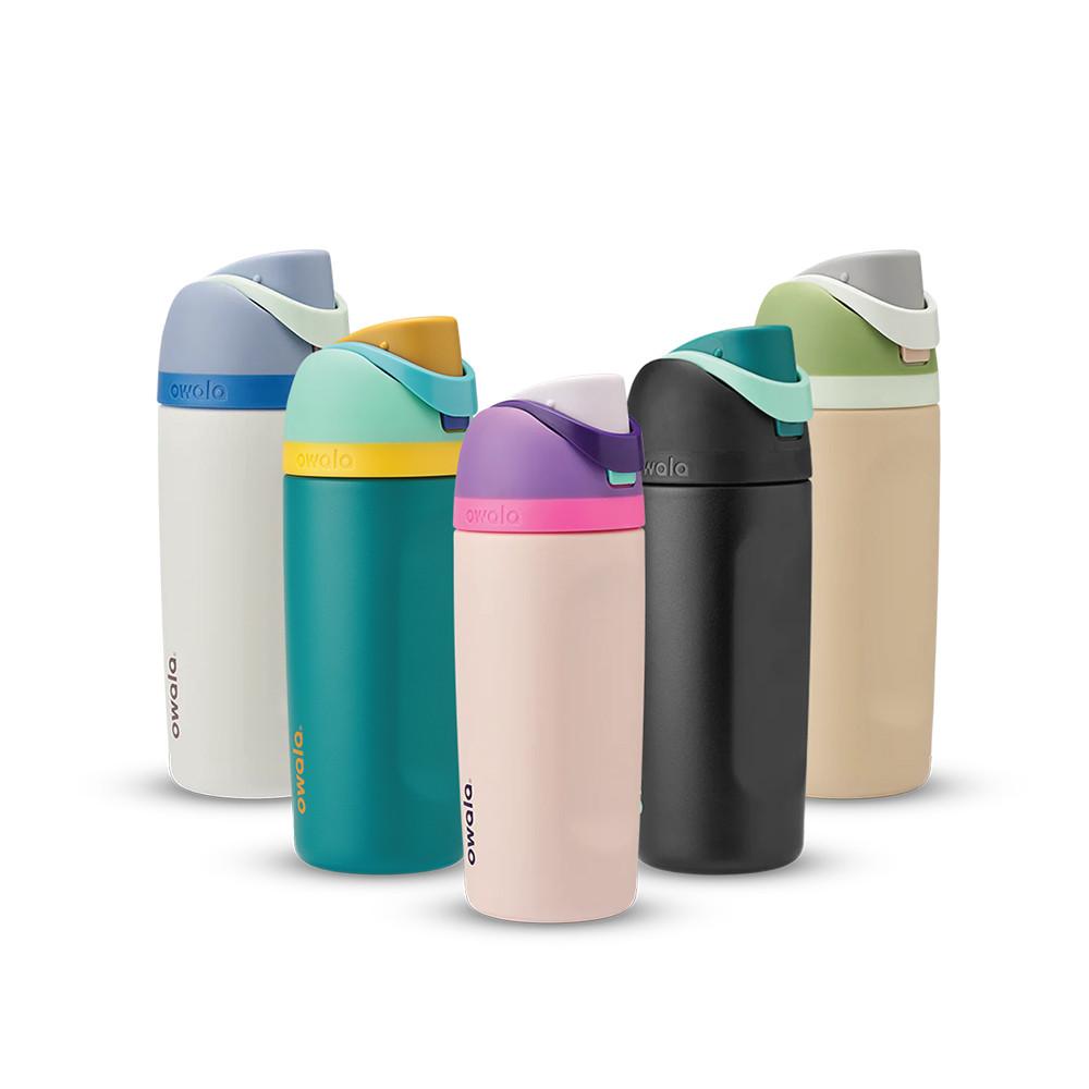 [공식몰] 빨대텀블러 오왈라 프리십 스텐 원터치텀블러 475ml