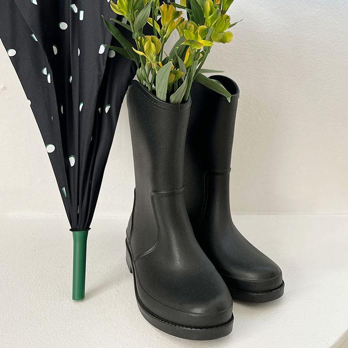 [당일발송/숏기장 레인부츠!] 나인 하프 숏 레인 부츠