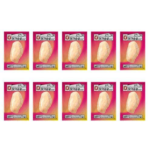 바로드숑 바로 먹는 닭가슴살 갈릭, 100g, 10개