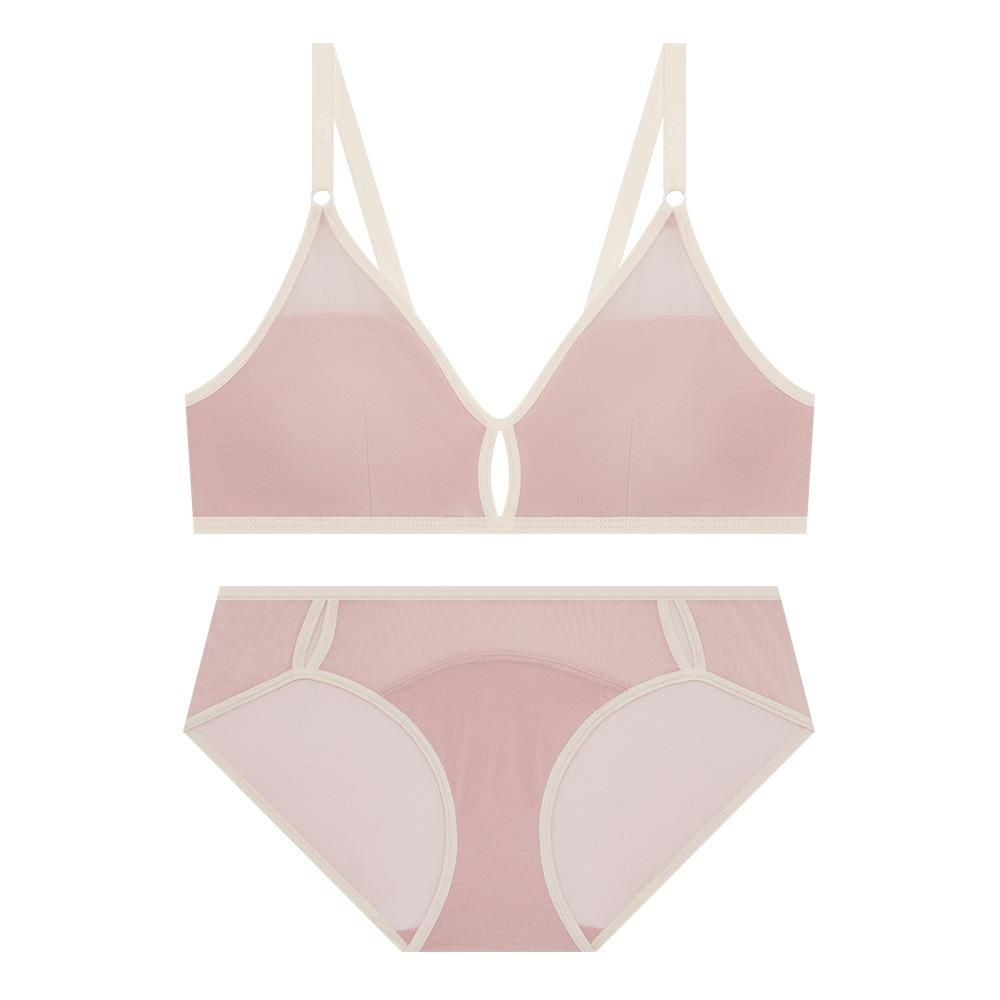 쉬어 컬러라인 브라렛 - 핑크