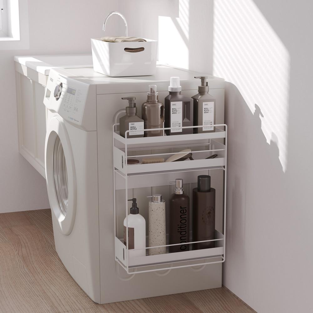 코드리빙 식탁정리함 싱크대서랍 좁은주방 양념통 정리 다용도정리대 2단 STR-2-EA2WH