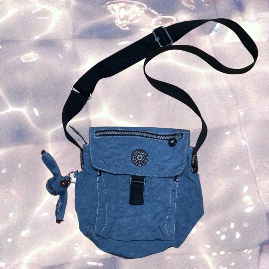 키플링 크로스백 숄더백 메신저백 미니백 가방 데님 블루 y2k | 후루츠패밀리