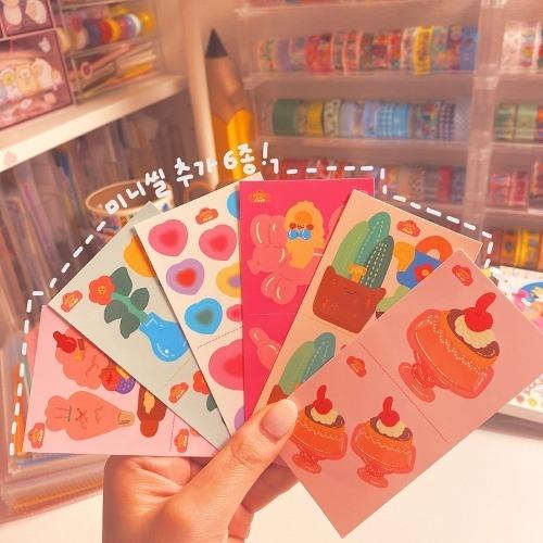 [6종추가] 💛도전💛미니씰 02