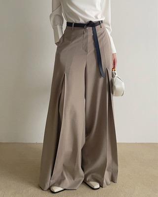 Angelnumber555☆AN5 bootscut folded pants AN5 bootscut folded pants