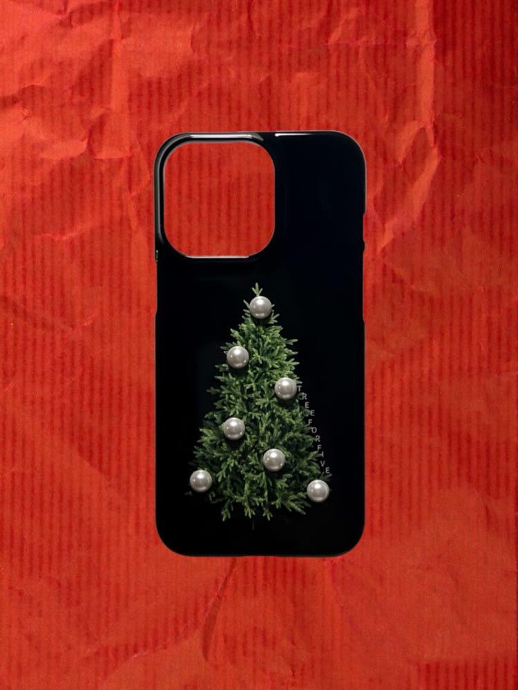 [~18일 한정판매][젤하드/하드/글라스범퍼] CHRISTMAS PEARL TREE 크리스마스 진주 트리 케이스 / 트리포파이브345