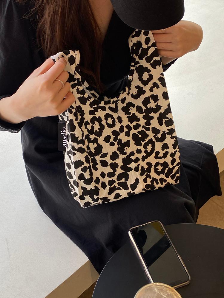 호피 미니 토트백