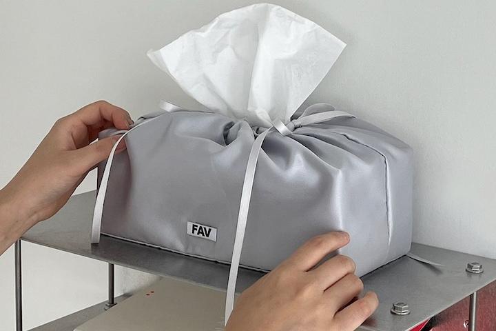 MUI TISSUE (SILVER) 갑티슈 커버